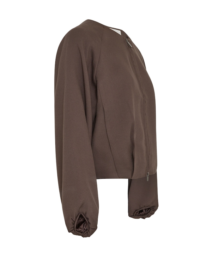 Dames blazer bruin