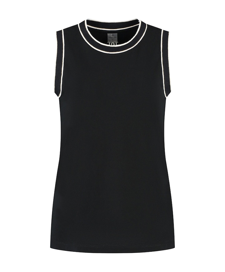 Dames singlet zwart