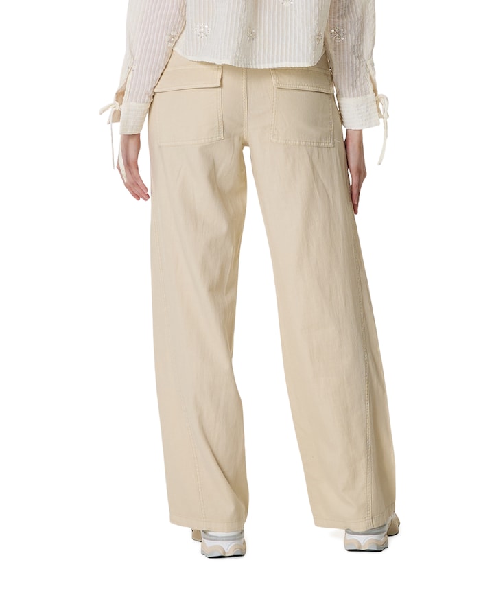 Claudette Cotton Linen L33 dames broek beige