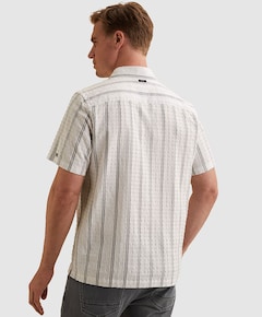 Heren overhemd korte mouw wit