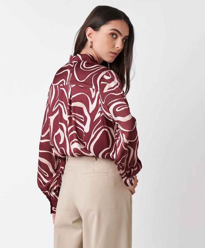 Blouse bordeaux