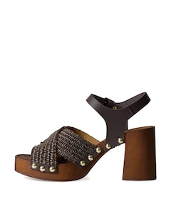 Zada dames sandalets bruin