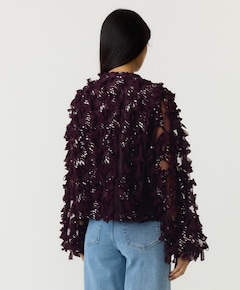Dames blouse paars