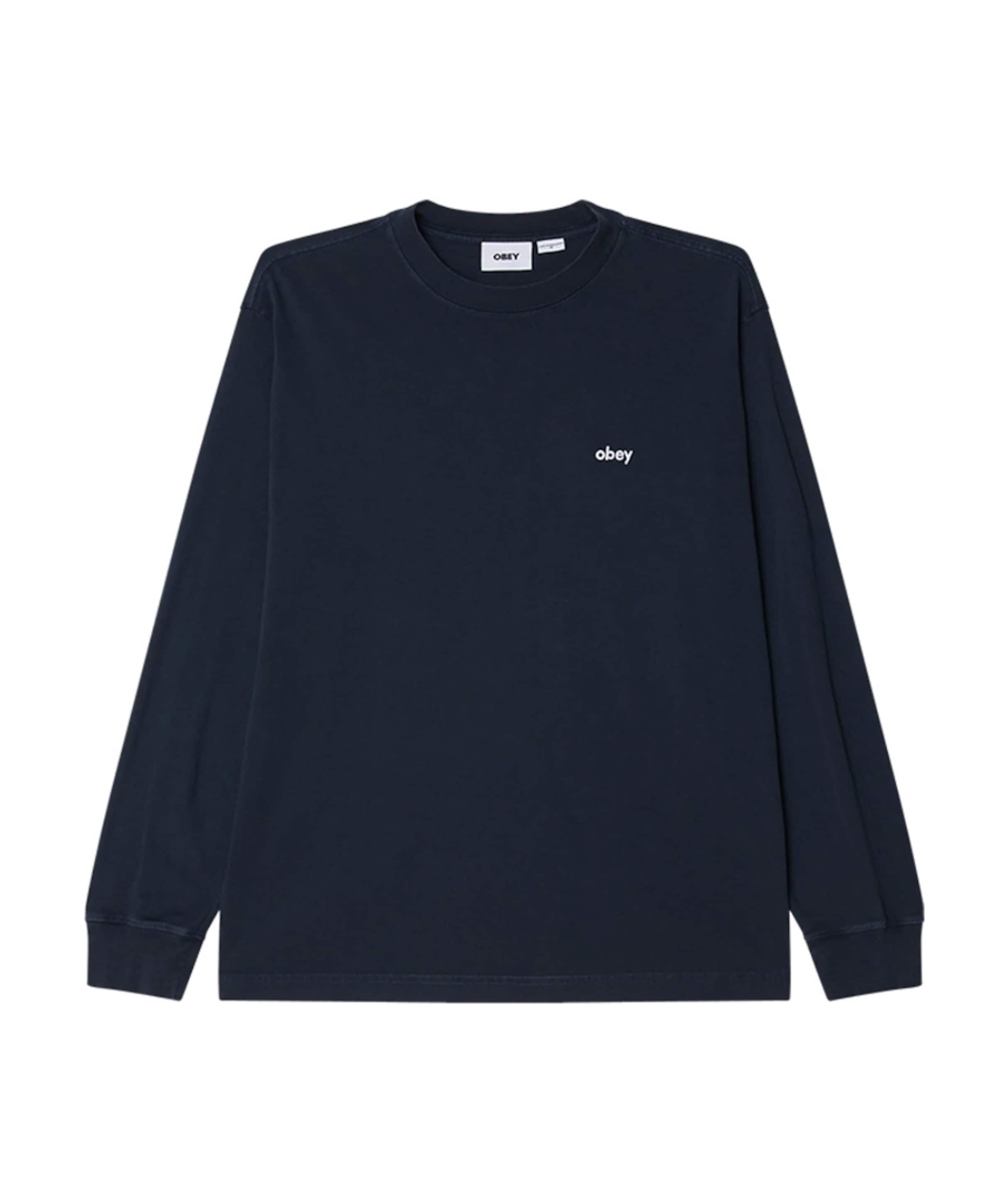 Heren longsleeve blauw