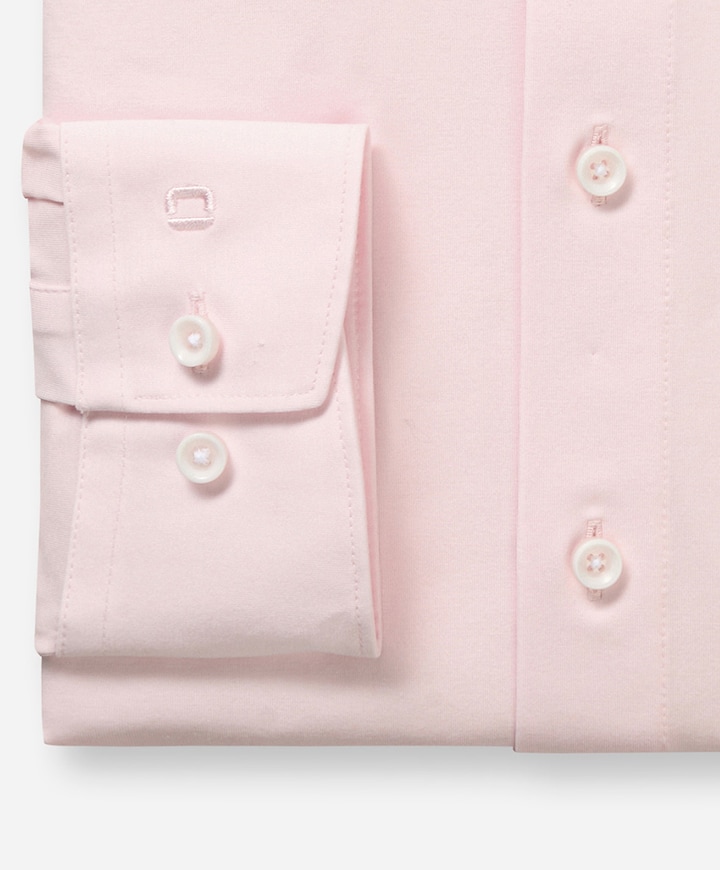 Heren overhemd lange mouw roze