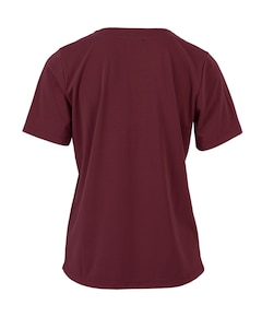 Dames T-shirt bordeaux
