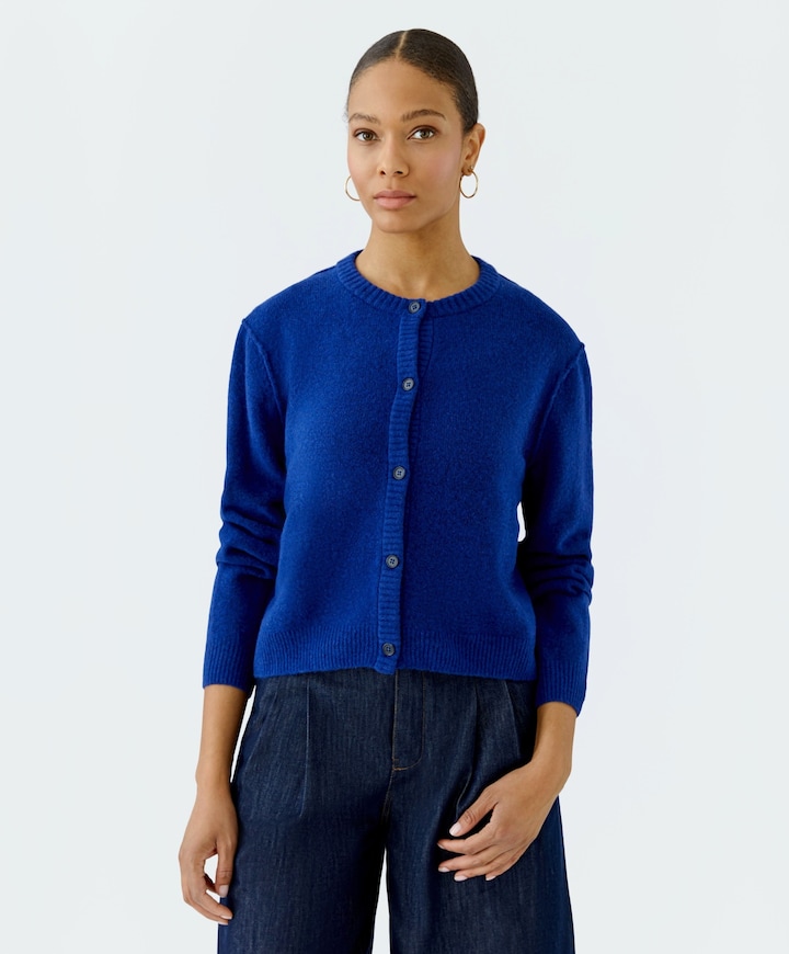 Dames vest blauw