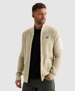 Heren vest ecru