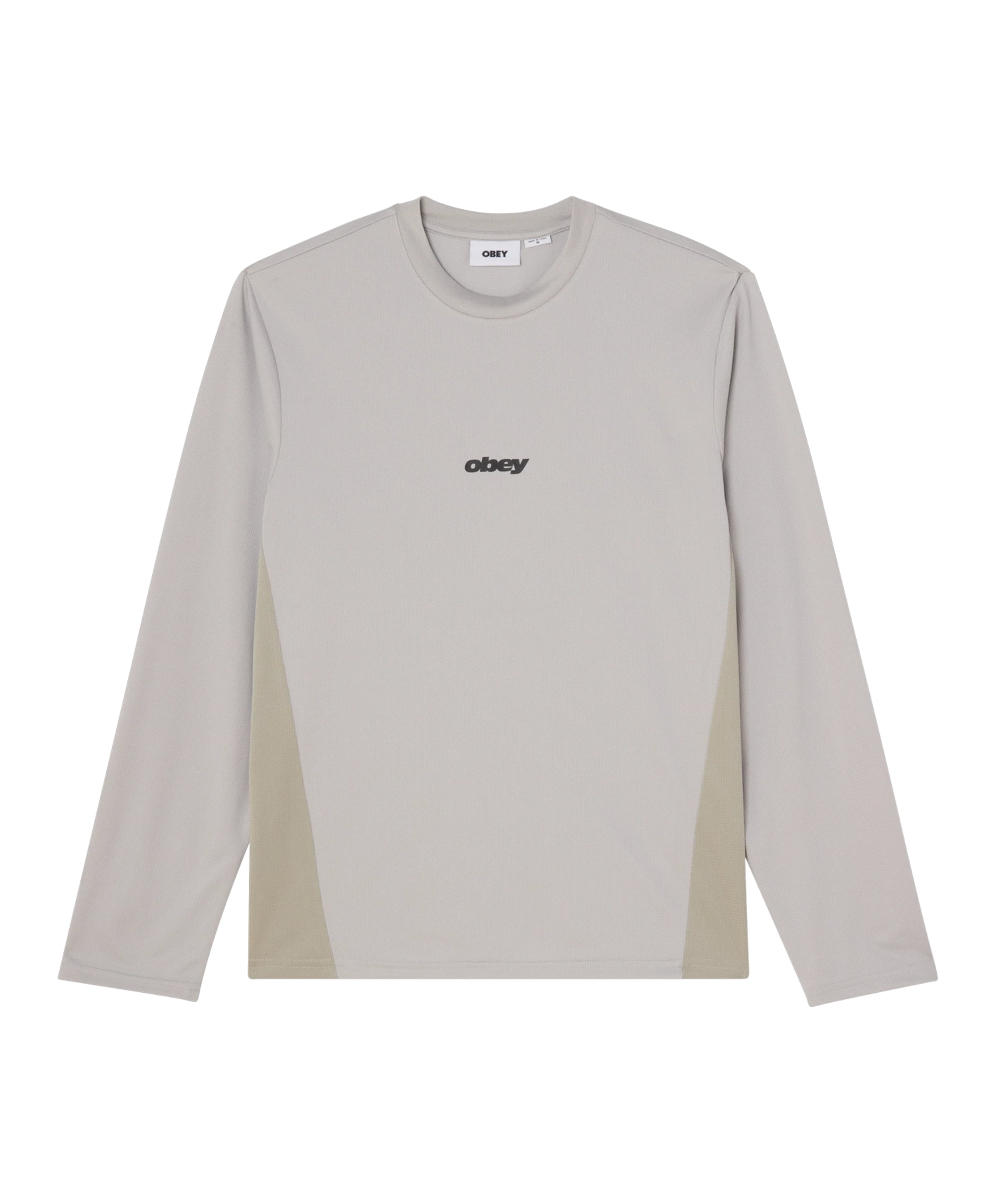 Heren longsleeve grijs