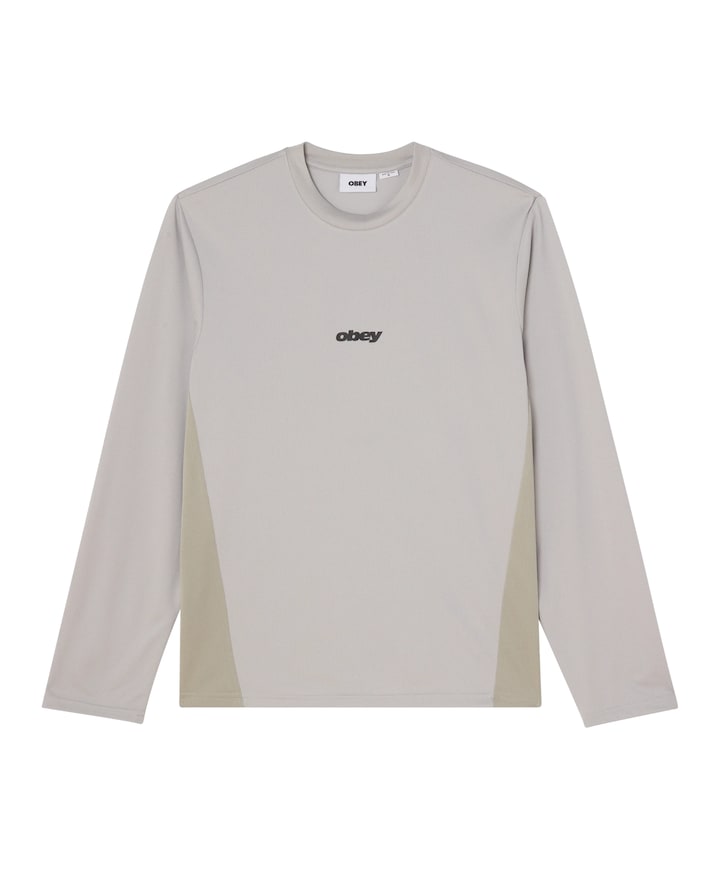 Heren longsleeve grijs