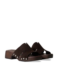 Ziare dames slippers bruin