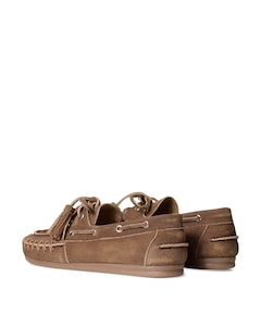 Boat loafer dames loafers bruin