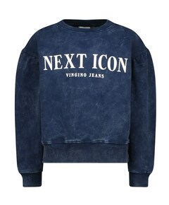 Meisjes sweater blauw