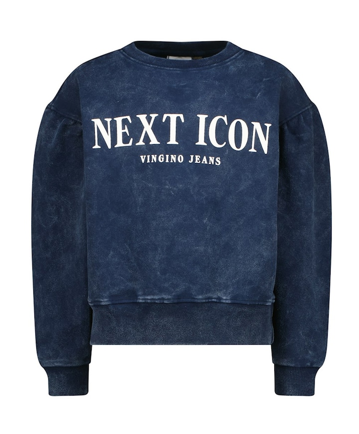 Meisjes sweater blauw