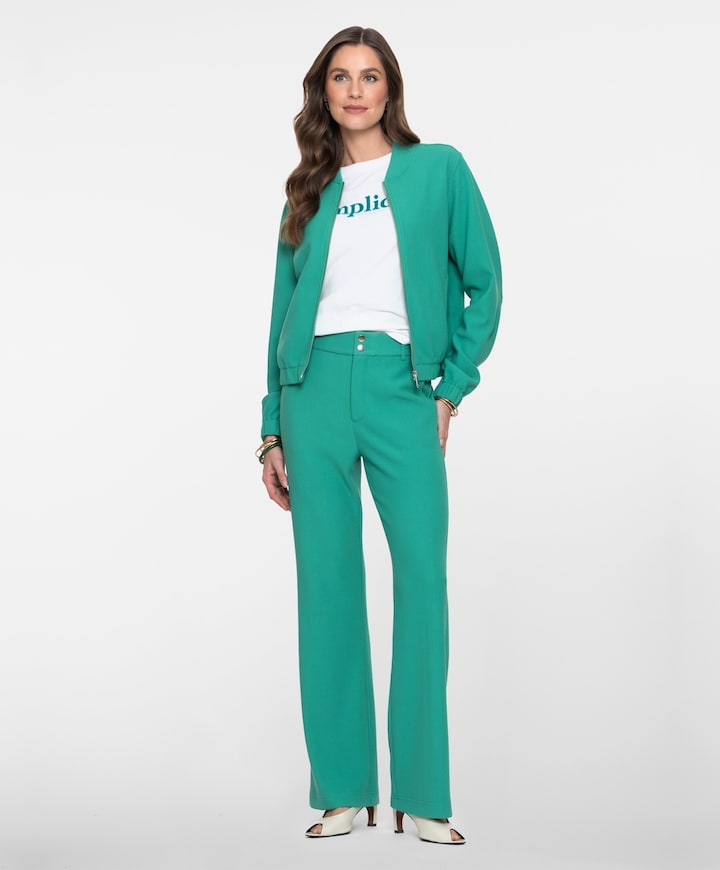 Dames jas groen