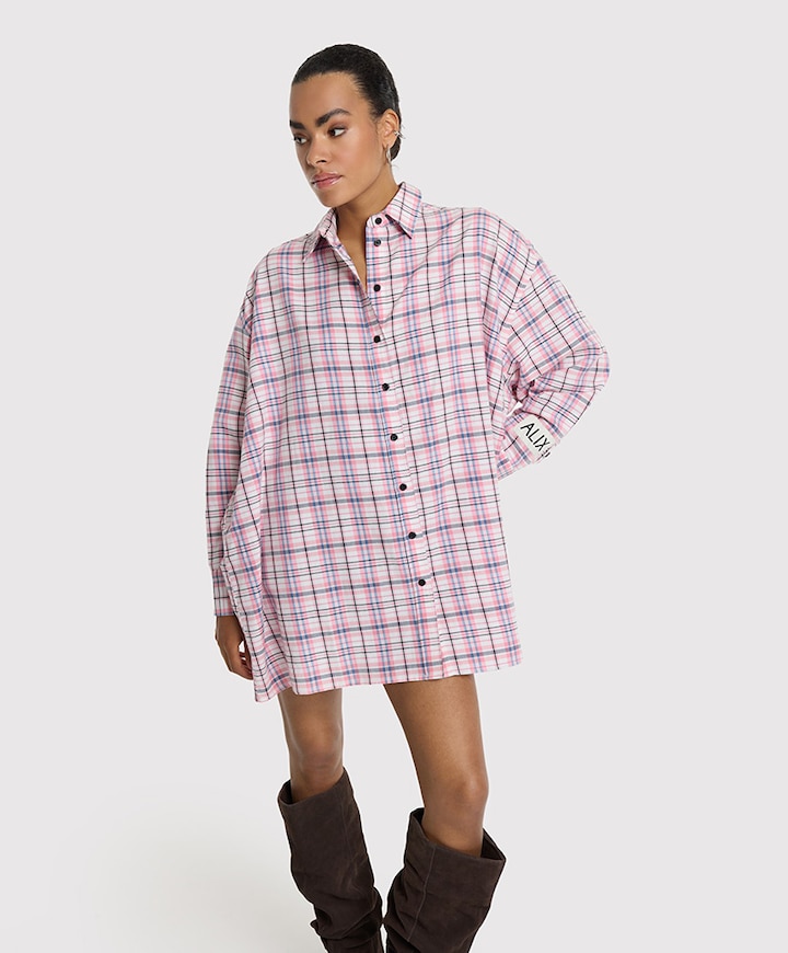 Dames jurk roze