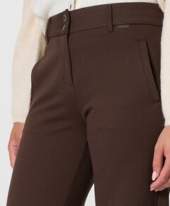 Colette Punta Zippers pantalon bruin