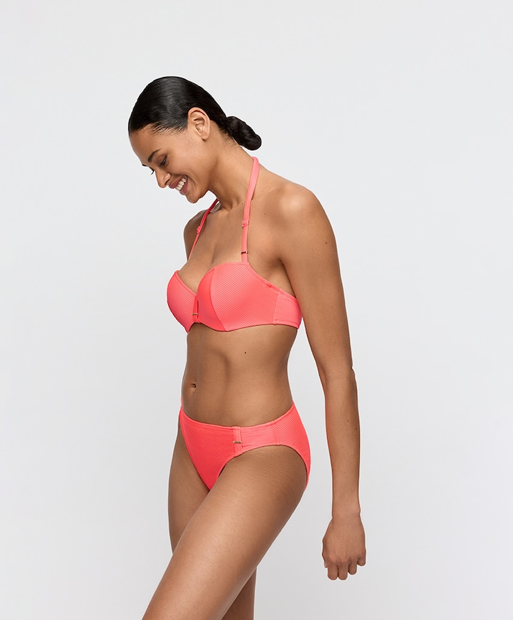 Dames bikinitop oranje