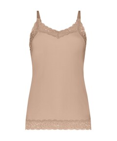 Dames hemd beige