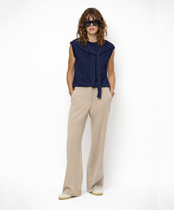 Dames trui blauw