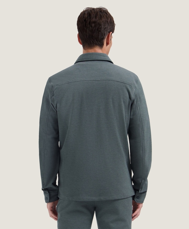 Heren overshirt groen