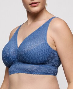 Dames bralette blauw
