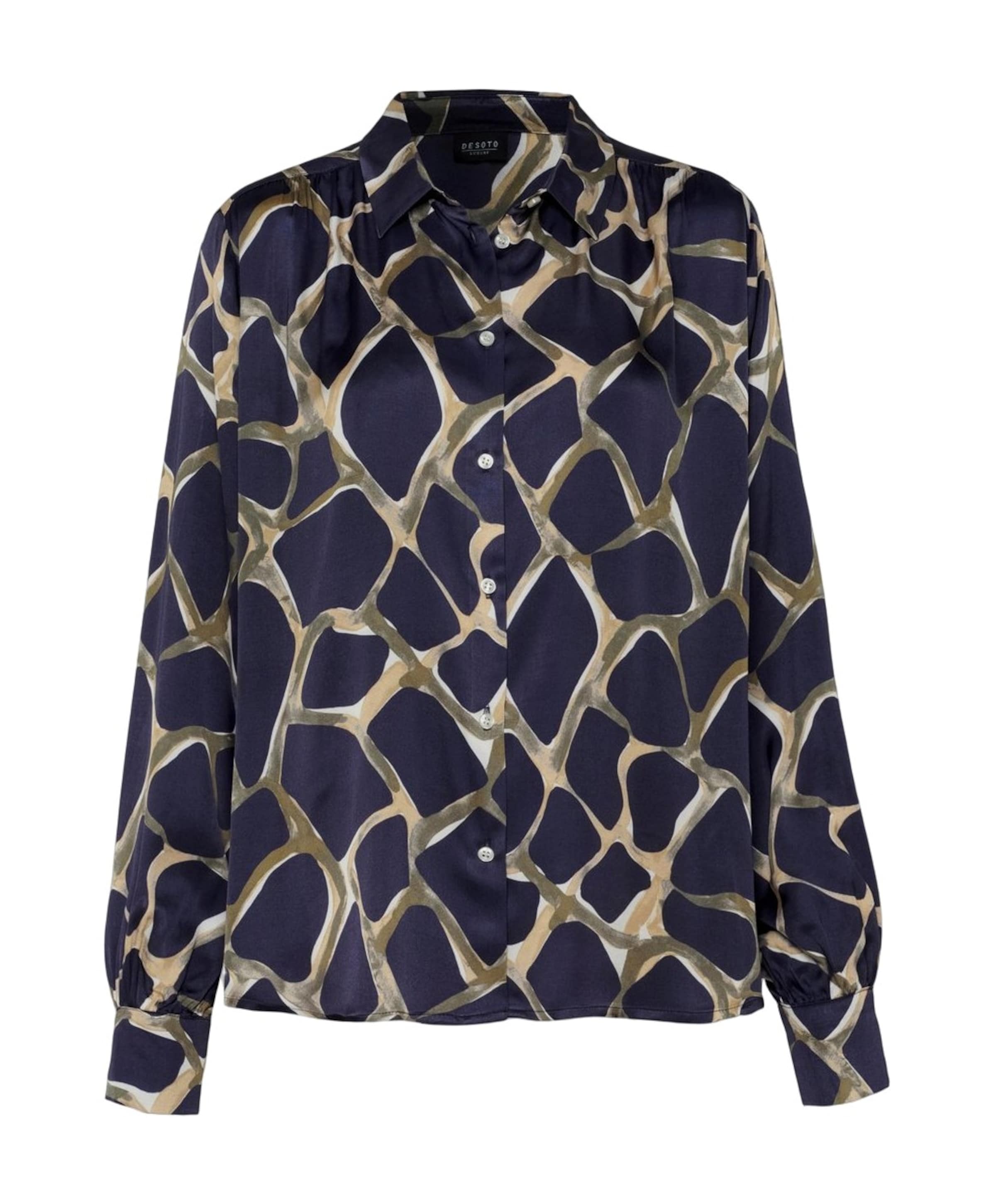 Dames blouse blauw