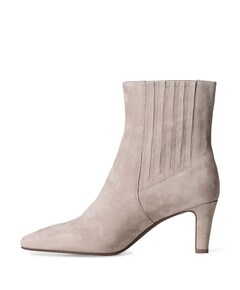 Calandra dames enkellaarzen beige