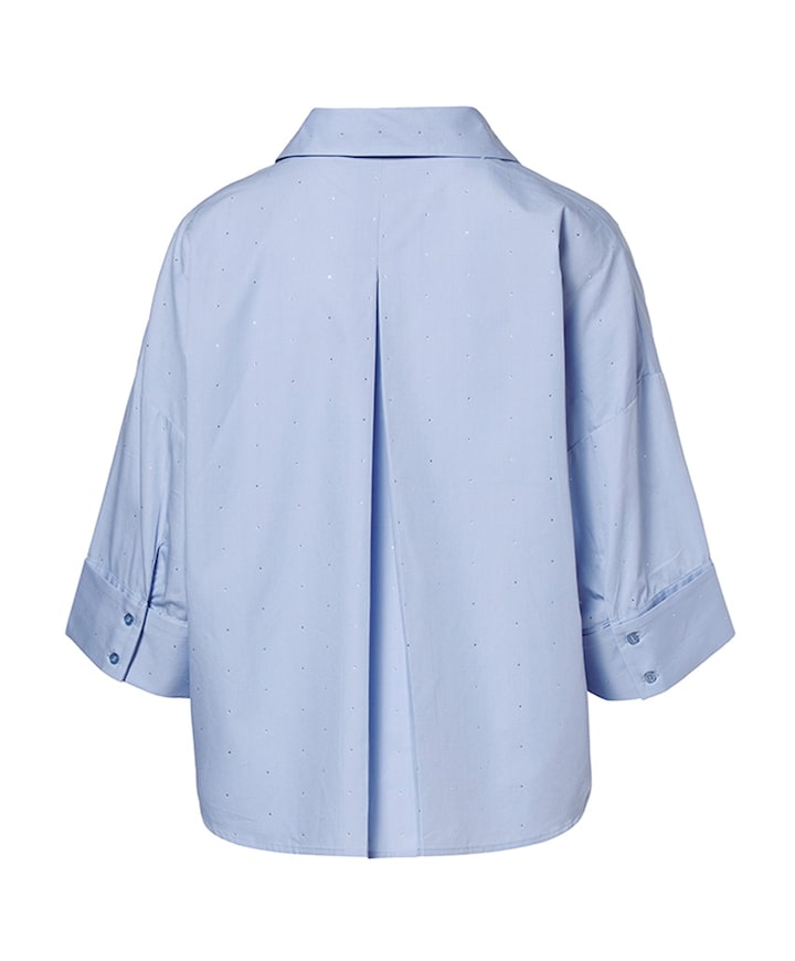 Dames blouse blauw