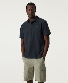 Heren polo blauw