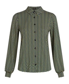 Dames blouse blauw