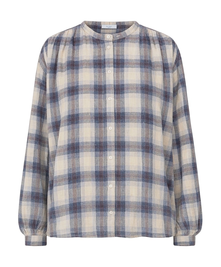 Dames blouse blauw