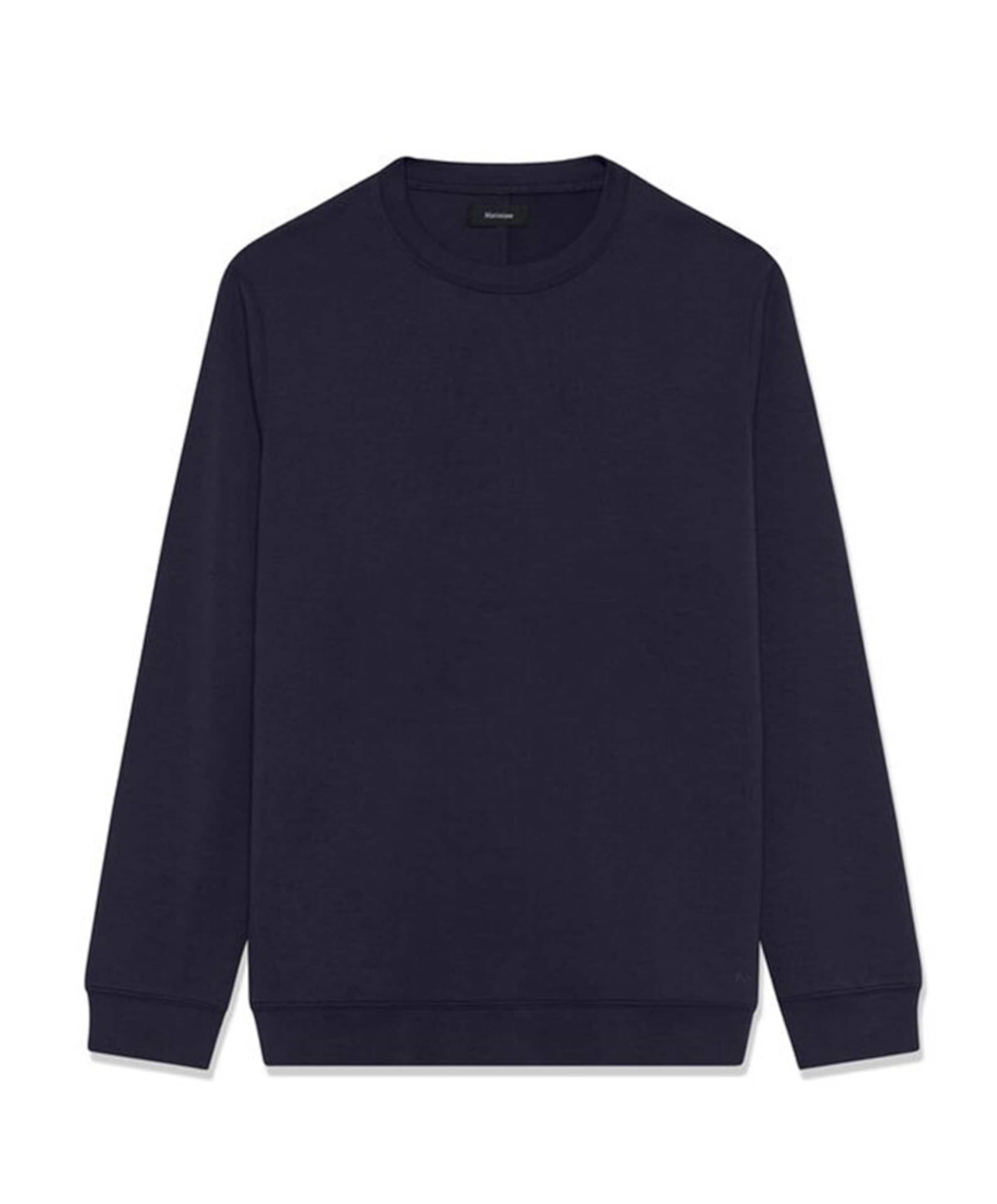 Heren longsleeve blauw