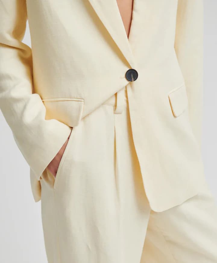 Lino Classic dames broek geel