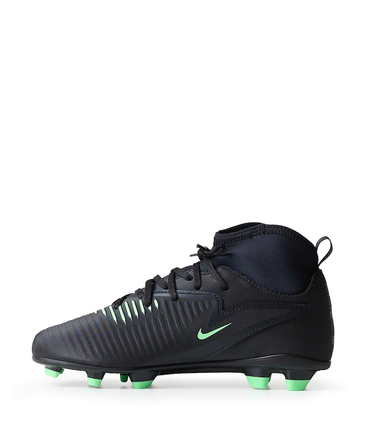 Jr Phantom 6 High Club Fg/mg jongens voetbalschoenen zwart