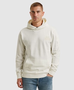 Heren hoodie ecru