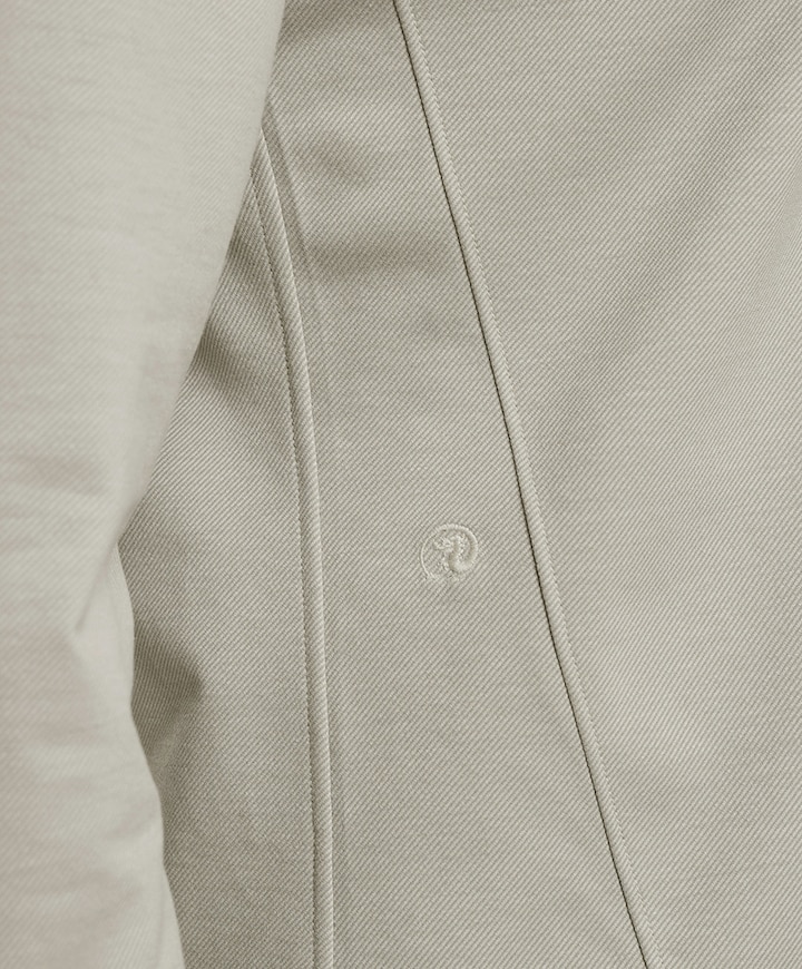 Heren overhemd lange mouw grijs