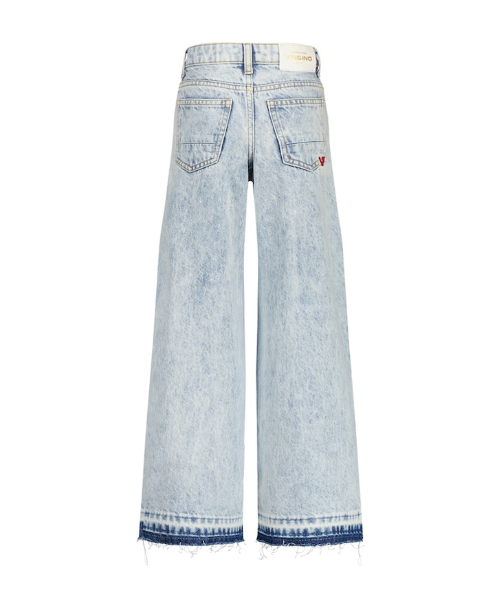 Cassie Seam meisjes jeans blauw