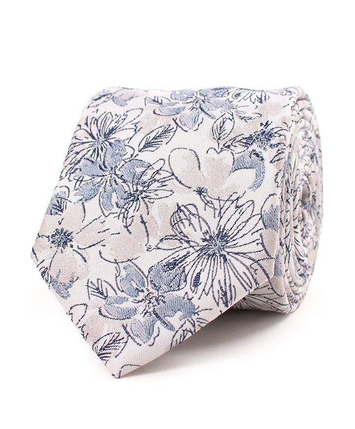 Heren stropdas blauw