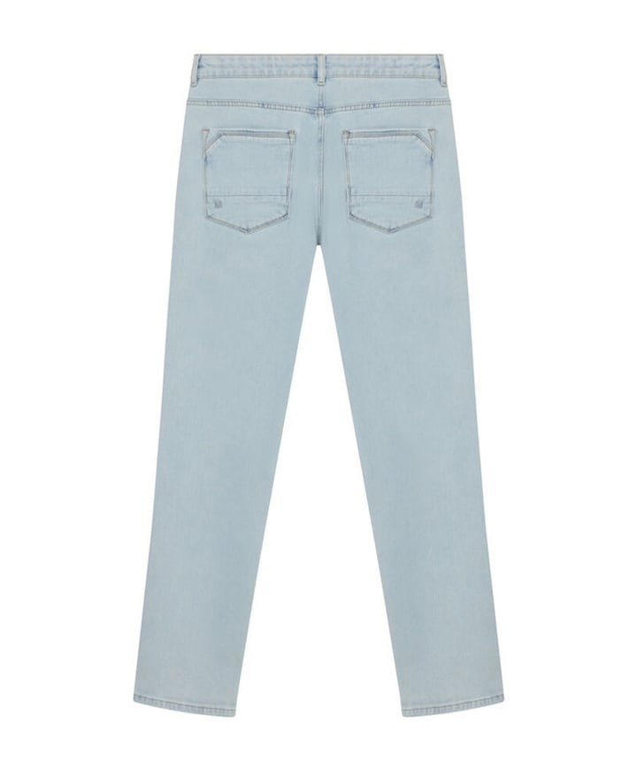 Straight Wide Fit Jeans jongens jeans blauw