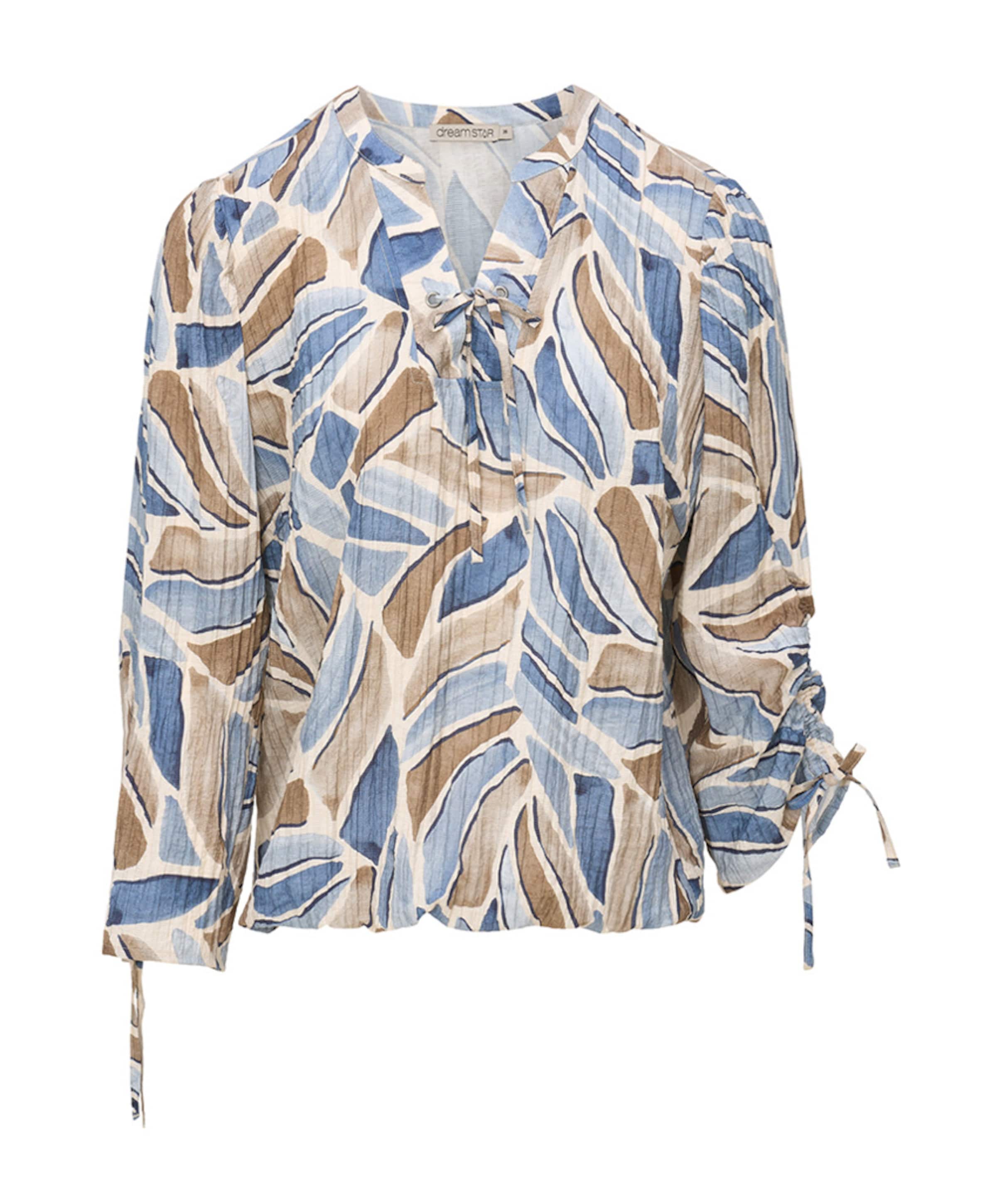 Dames blouse blauw