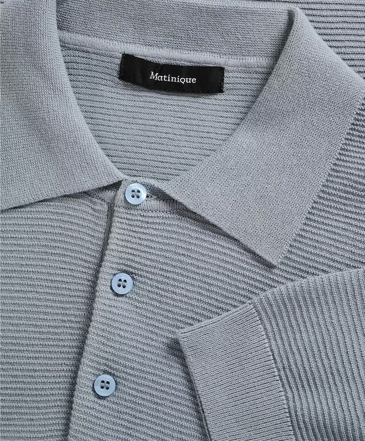 Heren polo blauw