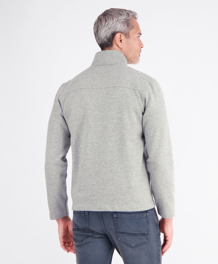 Heren vest grijs