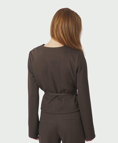 Dames blouse bruin