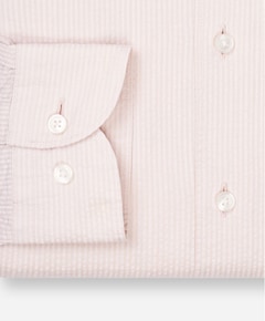 Heren overhemd lange mouw beige