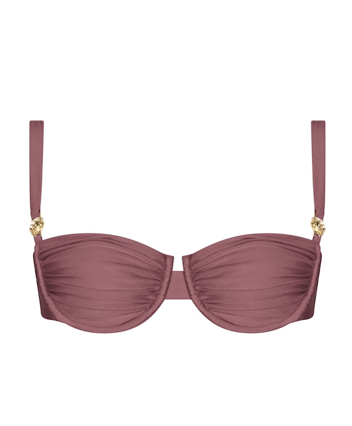 Dames bikinitop paars