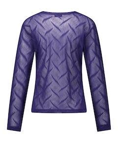 Dames longsleeve blauw