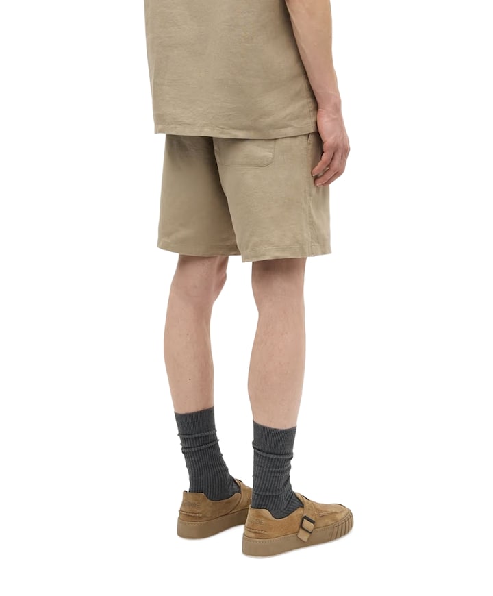 Sajabari heren korte broek beige