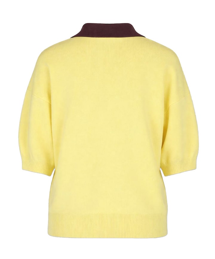 Dames polo geel