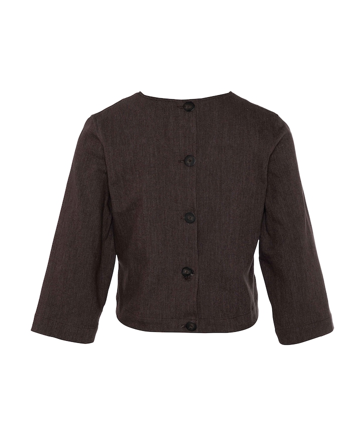 Dames blouse bruin
